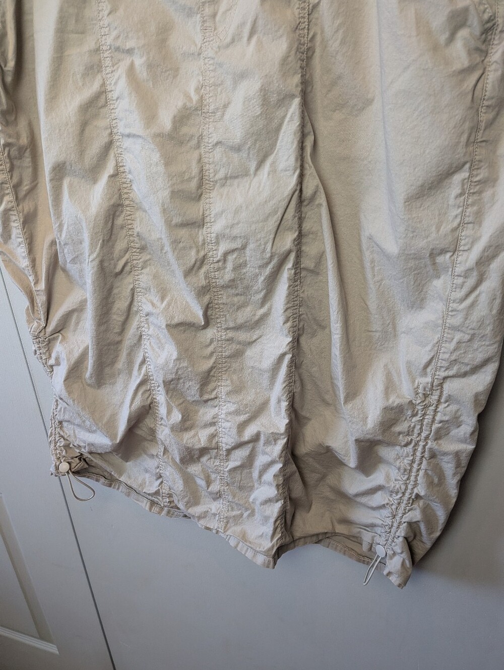 TORRID Maxi Poplin Cargo Skirt Beige Color Size 3 = 3X 22-24 Midi Lenght - Picture 7 of 13
